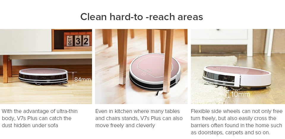The V7s Plus Robot Vacuum Cleaner and Wet Mop